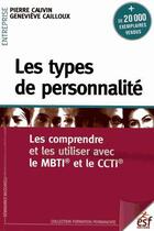 Couverture du livre « Les types de personnalite » de Cailloux/Cauvin aux éditions Esf
