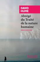 Couverture du livre « Abrégé du Traité de la nature humaine » de David Hume aux éditions Rivages