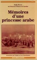 Couverture du livre « Memoires D'Une Princesse Arabe » de Ruete Emily aux éditions Karthala