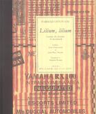Couverture du livre « Lilium, lilium - carnet de dessins » de Farhad Ostovani aux éditions William Blake & Co