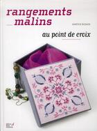 Couverture du livre « Rangements malins au point de croix » de Martine Rigeade aux éditions Editions Carpentier