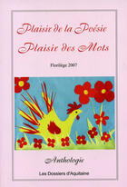 Couverture du livre « Plaisir de la poésie, plaisir des mots » de  aux éditions Dossiers D'aquitaine