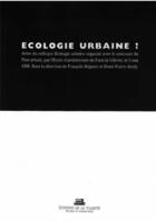 Couverture du livre « Écologie urbaine » de Seguret aux éditions La Villette