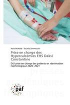 Couverture du livre « Prise en charge des hypercalcemies ehs daksi constantine - diu prise en charge des patients en reani » de Mohdeb/Zemmouchi aux éditions Presses Academiques Francophones