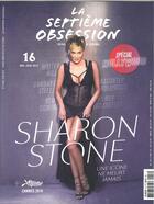 Couverture du livre « La septieme obsession n 16 sharon stone - mai/juin 2018 » de  aux éditions La Septieme Obsession