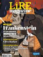 Couverture du livre « Lire magazine litteraire hs - frankenstein et les grands monstres de la litterature - fevrier 2021 » de  aux éditions Lire Magazine