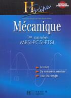 Couverture du livre « Mecanique ; mpsi, pcsi, ptsi (édition 2003) » de Brebec-J.M aux éditions Hachette Education