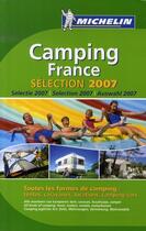 Couverture du livre « Guide camping france (édition 2007) » de Collectif Michelin aux éditions Michelin