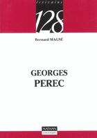 Couverture du livre « Georges Perec » de Bernard Magne aux éditions Nathan