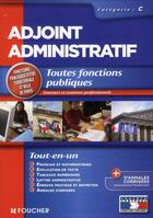Couverture du livre « Adjoint administratif ; catégorie C ; concours examen professionnel 2011/2012 » de Olivier Berthou aux éditions Foucher