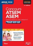 Couverture du livre « Concours ATSEM et ASEM tout en un catégorie C » de Elodie Laplace aux éditions Vuibert