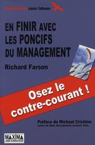 Couverture du livre « En finir avec les poncifs du management » de Richard Farson aux éditions Maxima