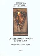 Couverture du livre « La Tolerance Au Risque De L'Histoire » de Cornaton aux éditions Aleas