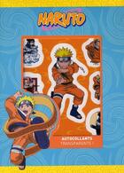 Couverture du livre « Naruto : super autocollants » de Masashi Kishimoto aux éditions Le Ballon