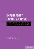 Couverture du livre « Exploratory Factor Analysis » de Wegener Duane T aux éditions Oxford University Press Usa