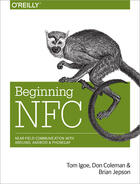 Couverture du livre « Beginning NFC » de Brian Jepson aux éditions O`reilly Media