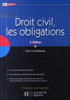 Couverture du livre « HU DROIT ; droit civil, les obligations (2e édition) » de Luc Grynbaum aux éditions Hachette Education