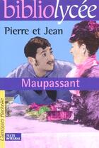 Couverture du livre « Pierre et Jean » de Guy de Maupassant aux éditions Hachette Education