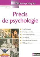 Couverture du livre « Precis de psychologie - reperes pratiques n64 » de Askevis-Leherpeux aux éditions Nathan