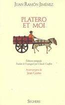 Couverture du livre « Platero Et Moi » de Juan Ramon Jimenez aux éditions Seghers