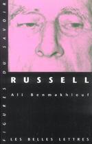 Couverture du livre « Russell » de Ali Benmakhlouf aux éditions Belles Lettres