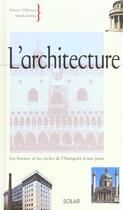 Couverture du livre « L'architecture - ne » de D'Alfonso/Samsa aux éditions Solar