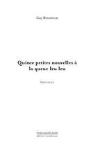 Couverture du livre « Quinze petites nouvelles à la queue leu leu » de Bensimon-G aux éditions Editions Le Manuscrit