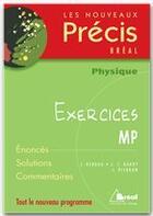 Couverture du livre « Nouveau précis exercices physique mp » de Bergua aux éditions Breal