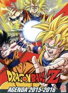 Couverture du livre « Dragon Ball Z : agenda scolaire (édition 2015/2016) » de Akira Toriyama aux éditions Kaze