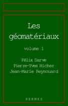 Couverture du livre « Les geomateriaux - les 3 volumes (coll. etudes en mecanique des materiaux et des structures) » de Darve Felix aux éditions Hermes Science Publications