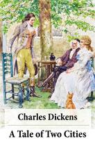 Couverture du livre « A tale of two cities (Unabridged with the original illustrations by Phiz) » de Charles Dickens et Hablot Knight Browne aux éditions E-artnow