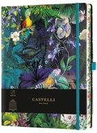 Couverture du livre « Carnet eden très grand format ligne lily » de  aux éditions Castelli Milano