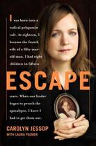 Couverture du livre « Escape » de Jessop Carolyn aux éditions Adult Pbs