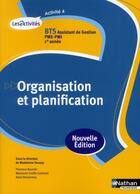 Couverture du livre « Activite 4 - organisation et planification - bts ag pme-pmi les activites » de Doussy/Bouvier aux éditions Nathan
