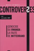Couverture du livre « CONTROVERSES n.6 ; le génocide des Tutsis en 1994 » de  aux éditions Eclat