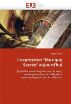 Couverture du livre « L'expression 