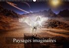 Couverture du livre « Paysages imaginaires calendrier mural 2018 din a3 horizontal - images de mondes virtuels cale » de Gaymard A aux éditions Calvendo