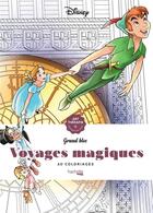 Couverture du livre « Art thérapie ; Grand bloc : voyages magiques » de Disney et Nathalie Lavaud aux éditions Hachette Heroes