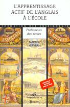 Couverture du livre « Apprentissage actif anglais » de Martine Kervran aux éditions Bordas