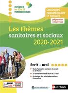 Couverture du livre « Les thèmes sanitaires et sociaux (édition 2020/2021) » de Elisabeth Baumeier aux éditions Nathan