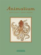 Couverture du livre « Animalium ; mini-livre cadeau » de Jenny Broom et Katie Scott aux éditions Casterman