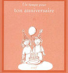 Couverture du livre « Un temps pour ton anniversaire » de Engelhardt Lisa aux éditions Cerf