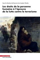 Couverture du livre « Les droits de la personne humaine à l'épreuve de la lutte contre le terrorisme » de Gourmo Lo et . Collectif et Jocelyn Clerckx aux éditions Mare & Martin