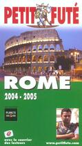 Couverture du livre « Rome (édition 2004/2005) » de Collectif Petit Fute aux éditions Le Petit Fute