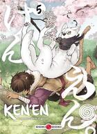 Couverture du livre « Ken'en ; comme chien et singe Tome 5 » de Ichimura Hitoshi et Fuetsudo aux éditions Bamboo
