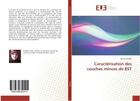 Couverture du livre « Caracterisation des couches minces de bst » de Mseddi Souhir aux éditions Editions Universitaires Europeennes