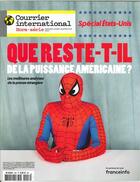 Couverture du livre « Courrier international- n 58 que reste-t-il de la puissance americaine septembre 2016 » de  aux éditions Courrier International