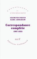 Couverture du livre « Correspondance : (1907-1925) » de Karl Abraham et Sigmund Freud aux éditions Gallimard