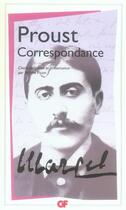 Couverture du livre « Correspondance » de Marcel Proust aux éditions Flammarion