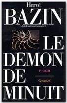 Couverture du livre « Le démon de minuit » de Herve Bazin aux éditions Grasset